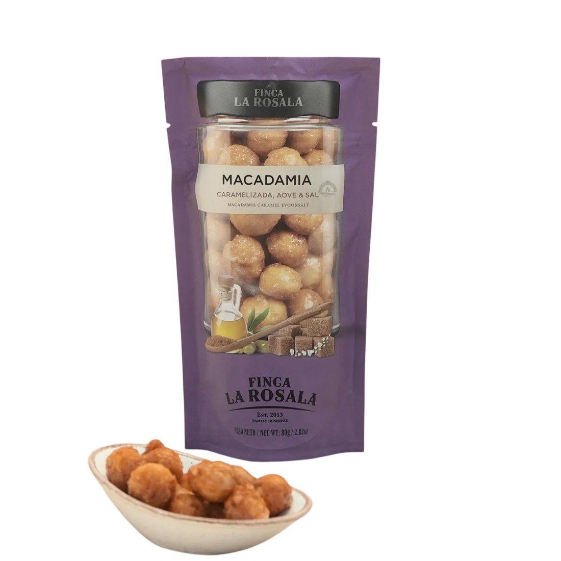 Macademia caramelizada aove&sal