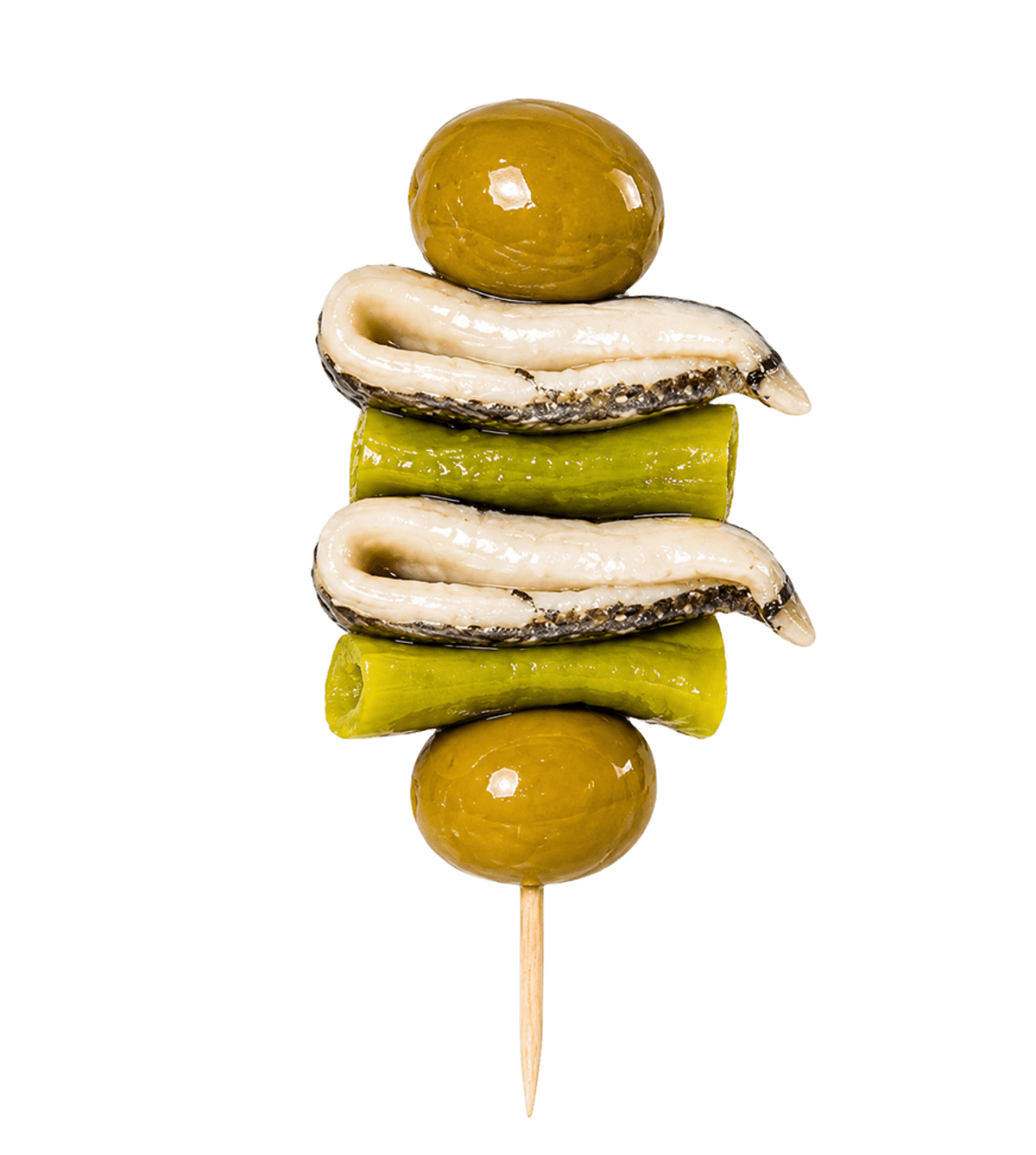 Gilda Doble Boquerón- Aceitunas Pedraza